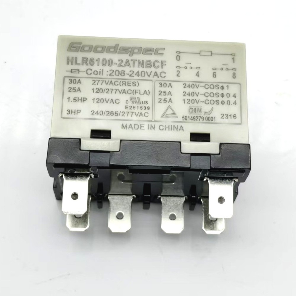 1PC NEW HLR6100-2ATNBCF 208-240VAC GOODSPEC Power Relay with P7LF-06 Socket