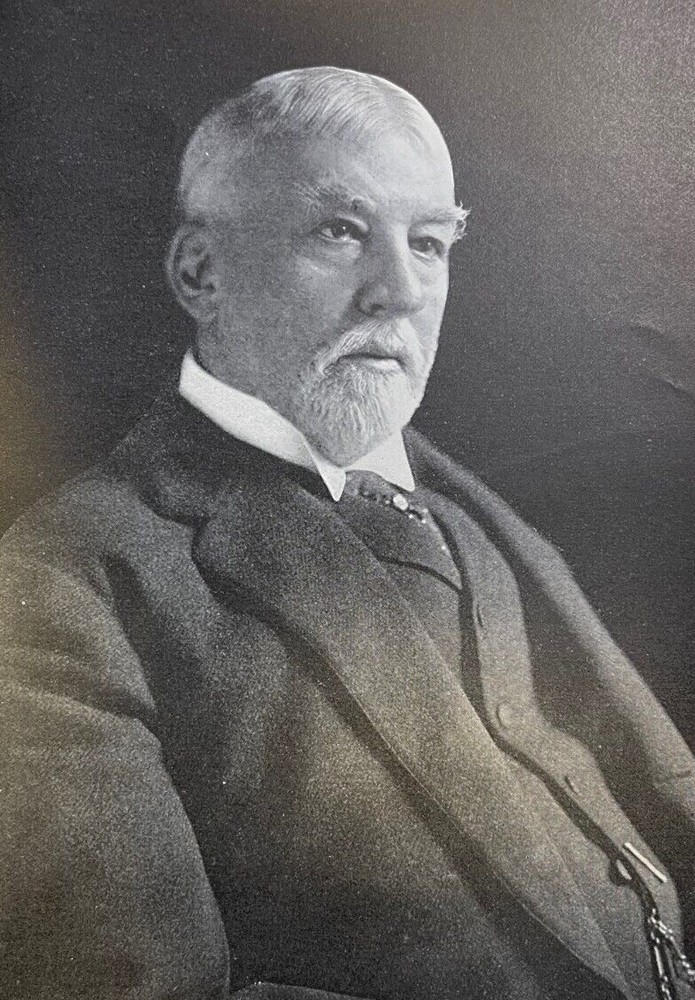 1910 Vintage Magazine Illustration Eugene Hale Maine Senator
