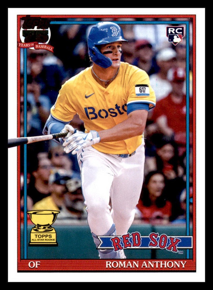 2026 Topps Series 1 #T91-71 Roman Anthony '91 Topps Red Sox RC Investment