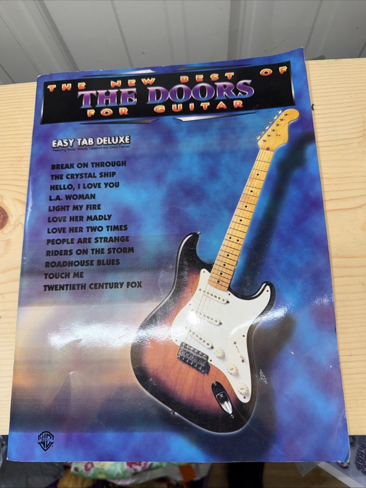 The New Best of The Doors for Guitar Easy Tab Deluxe Songbook 1995 Warner
