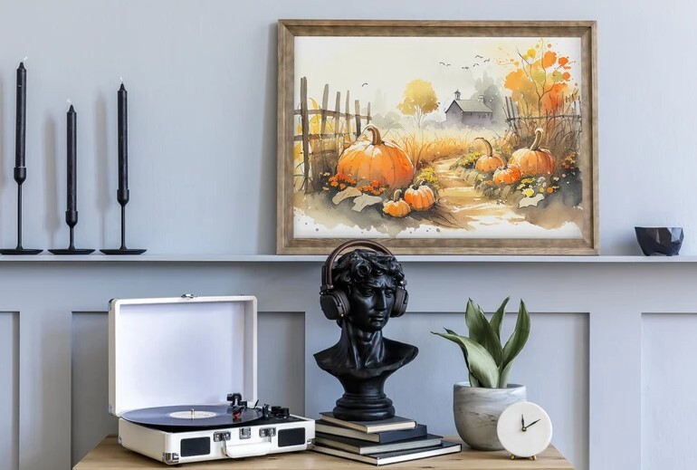 Pumpkin Patch, Fall Decor, Vintage Farmhouse Decor