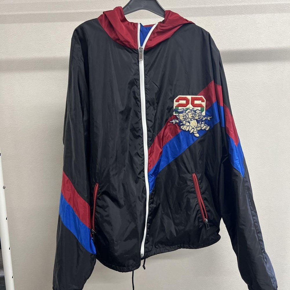 Gucci Embroidered 3 Little Pigs Denim Jacket