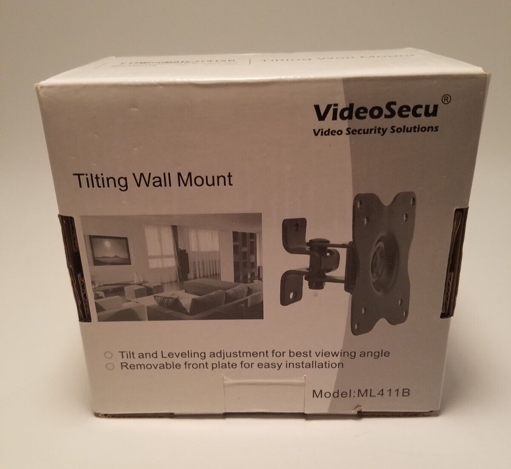 VideoSecu ML411B Adjustable Tilt Swivel Rotation TV Wall Mount Bracket