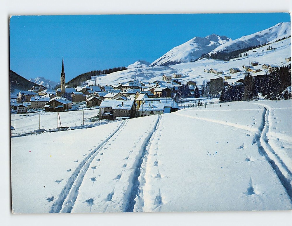 Postcard Zuoz Switzerland