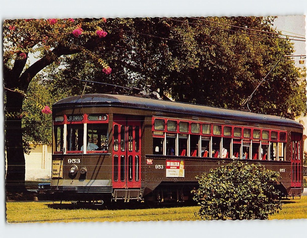 Postcard New Orleans Street Car New Orleans Louisiana USA