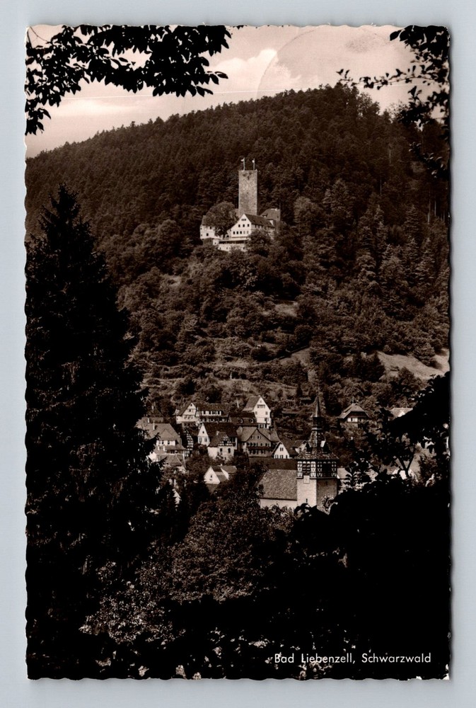 Germany- Liebenzell Spa Town In The Black Forest Postal Old PC Vintage Postcard