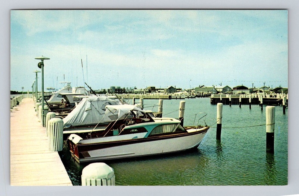 Crisfield MD-Maryland, General Greetings, Somers Cove Marina Vintage Postcard