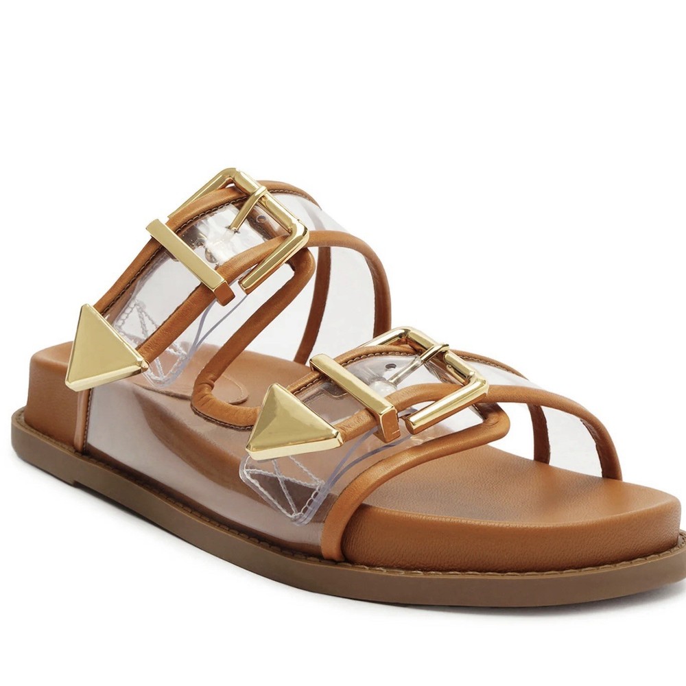 $158 NEW SCHUTZ BROWN SANDALS 9.5