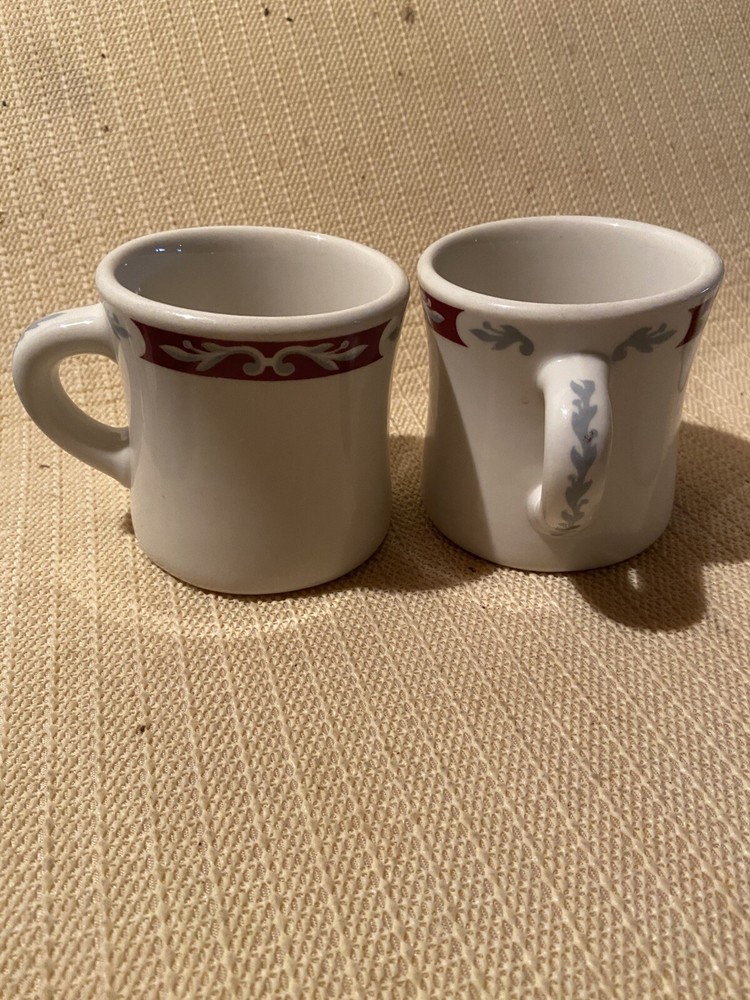 1956 SYRACUSE CHINA MUGS SET OF 4 UNUSED