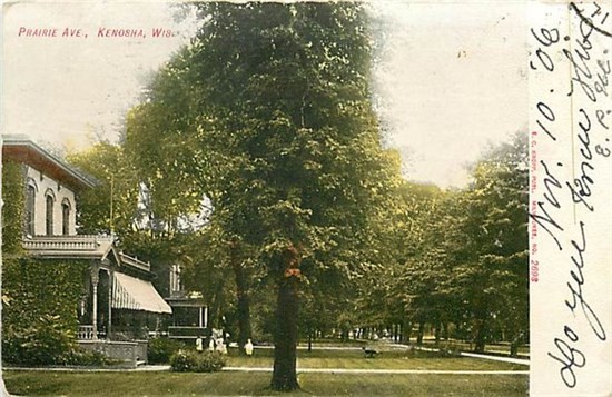 WI, Kenosha, Wisconsin, Prairie Avenue, E.C. Kropp 2608