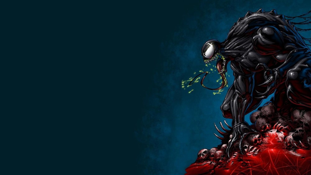 Venom Marvel  Metal Art Print Comics Poster 8in x 12in Lot Up