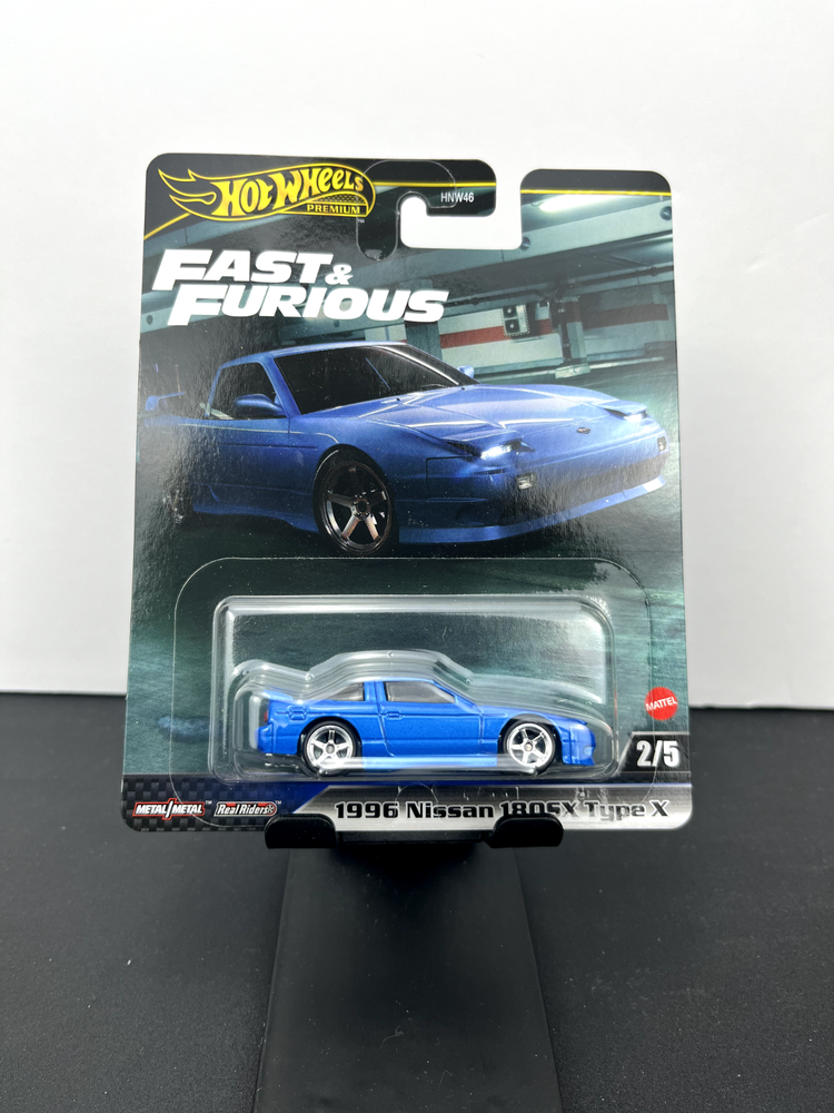Hot Wheels 2024 Premium Fast & Furious Tokyo Drift 1996 Nissan 180SX Type X Blue