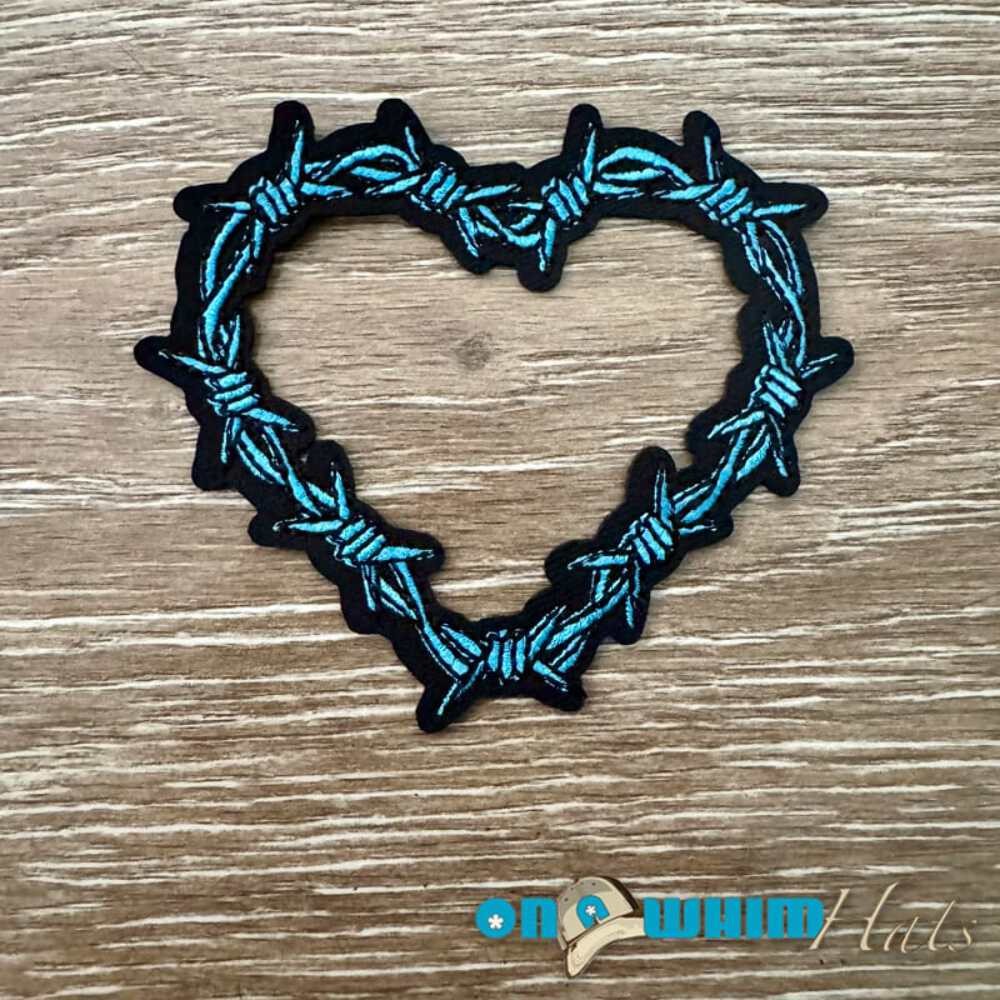 Barbed Heart Iron-On Patch