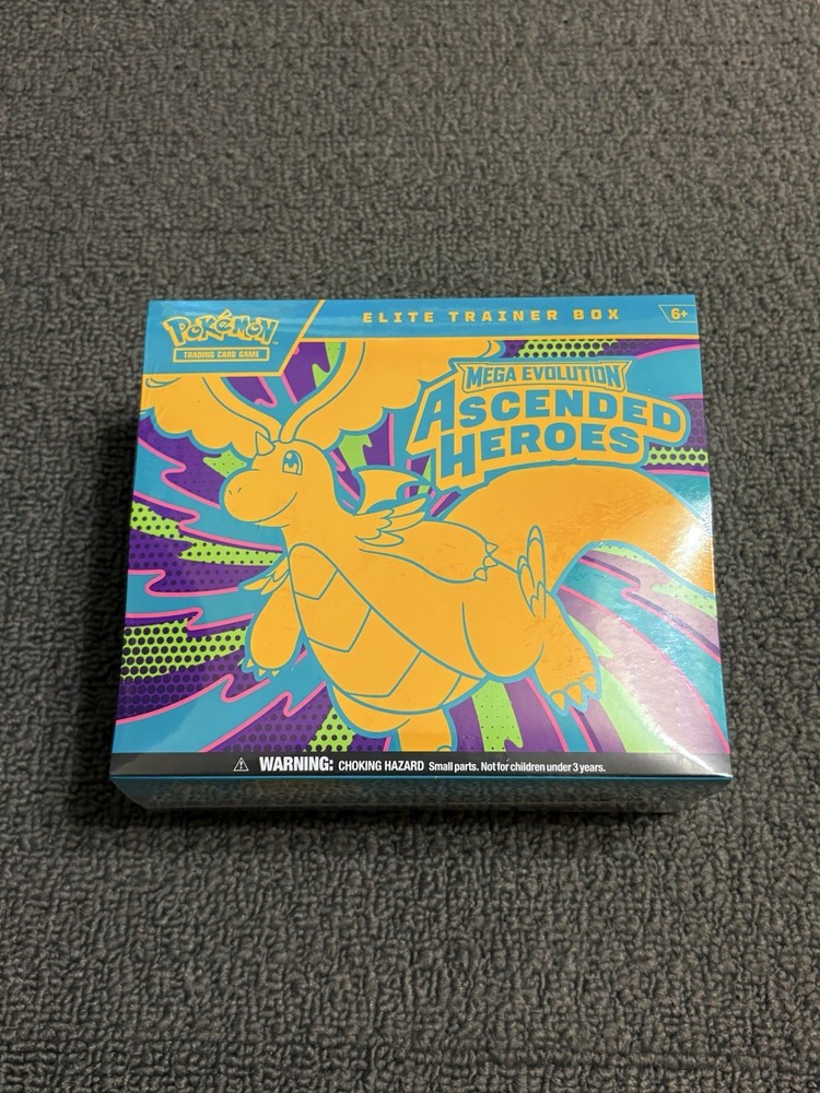 Pokémon TCG Ascended Heroes Elite Trainer Box New & Sealed