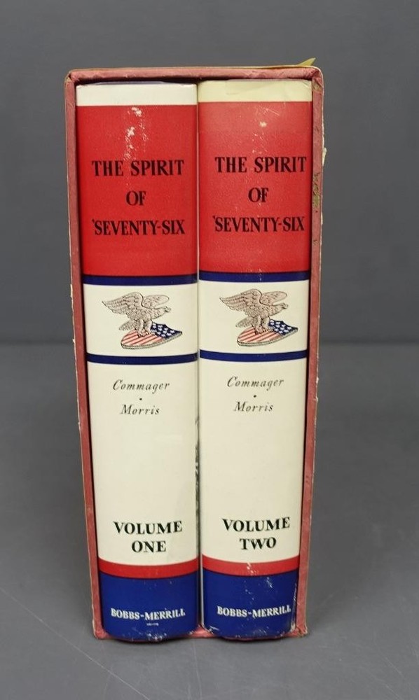 The Spirit of Seventy-Six Amer. Revolution Vol 1-2 HC Book Commager/Morris 1958