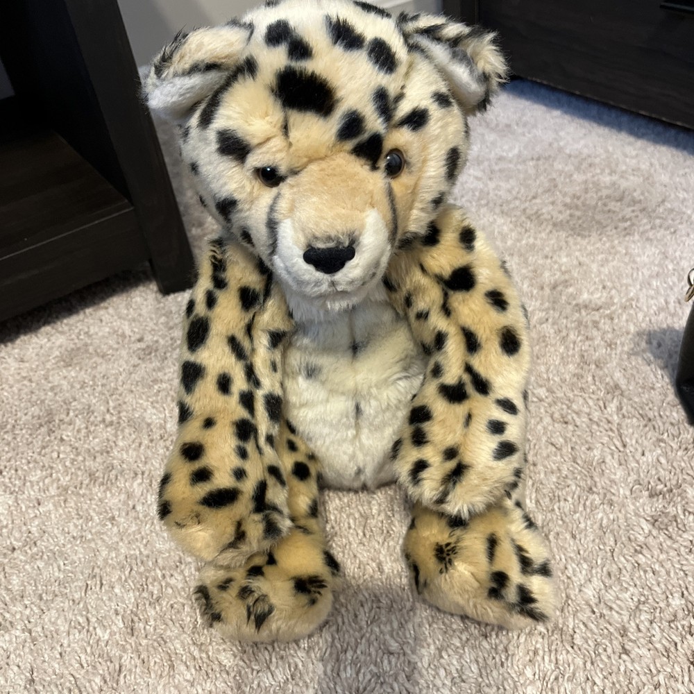 2007 WWF Cheetah Build-A-Bear 12 Inch Plush Stuffed Animal Toy