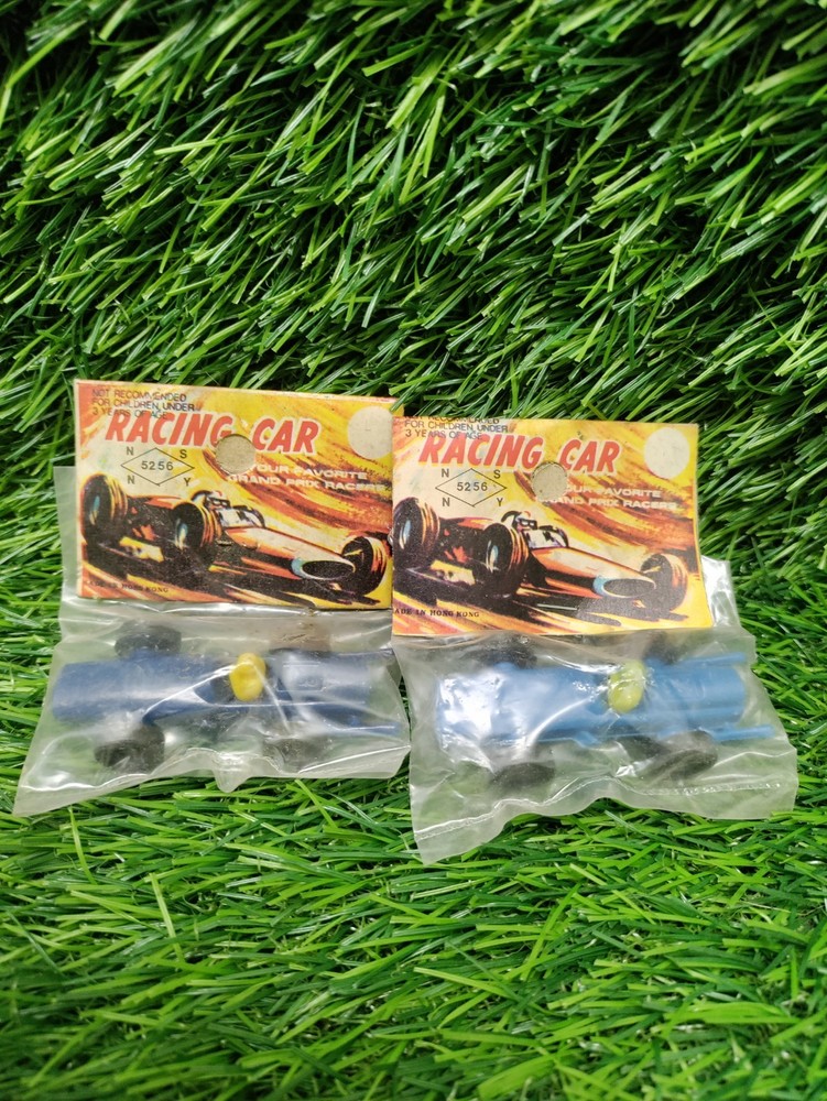 Racing Car 1960'S ERA DIME STORE TOYS IN PACKAGE RARE! Blue Lot of 2