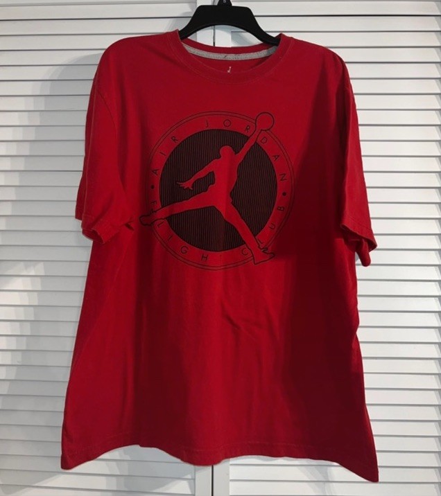 Air Jordan Flight Club T Shirt Mens XXL Red Black Jumpman Graphic Nike