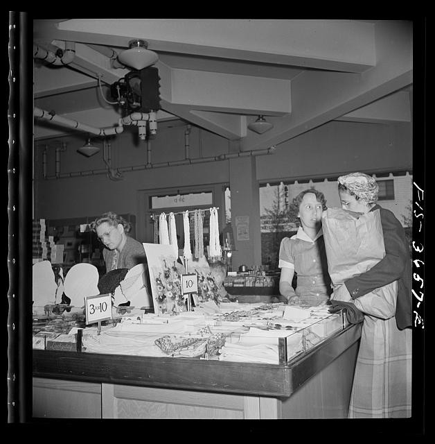 Photo:Greenbelt Maryland 1942 Greenbelt Variety Store Cooperative Interior