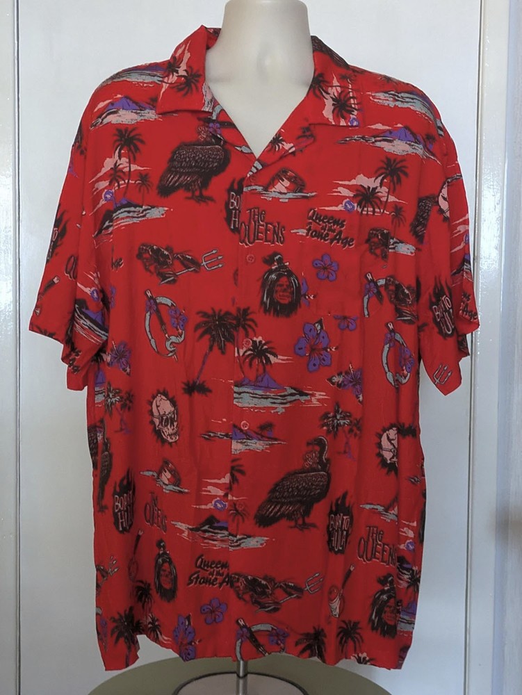 Queens of the Stone Age Cabana Tiki Limited and Numbered Shirt Size XXL QotSA