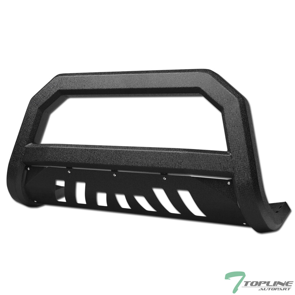 Topline For 1999-2007 Silverado/Sierra AVT Bull Bar Grille Guard - Textured Blk