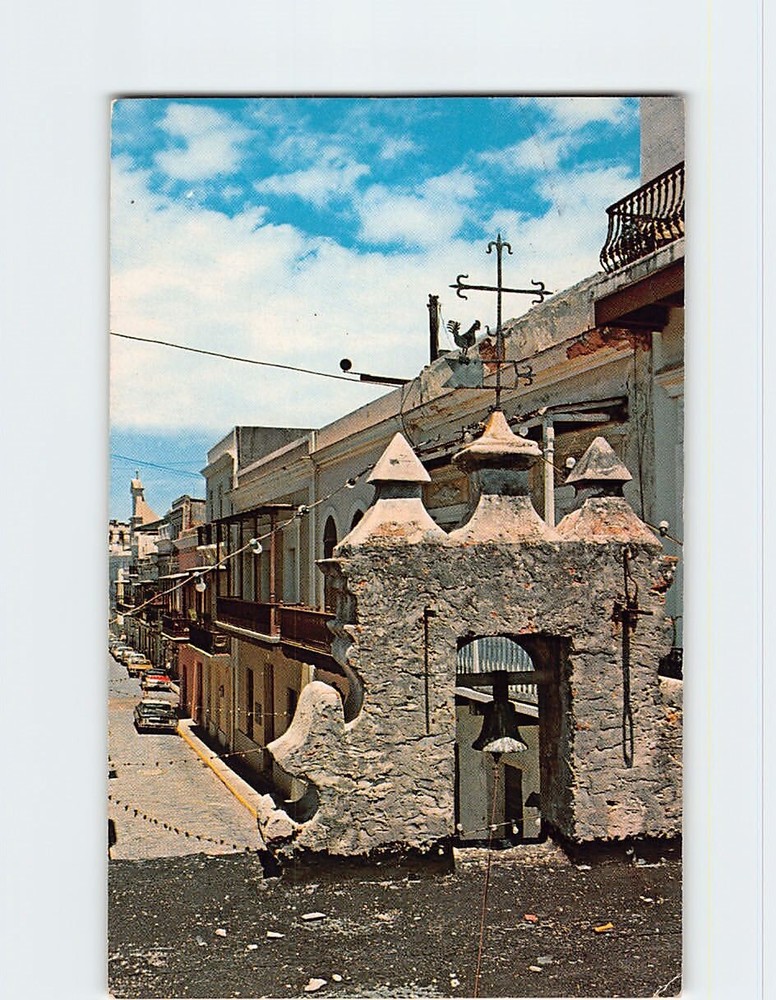 Postcard Cristo Street Old San Juan Puerto Rico USA