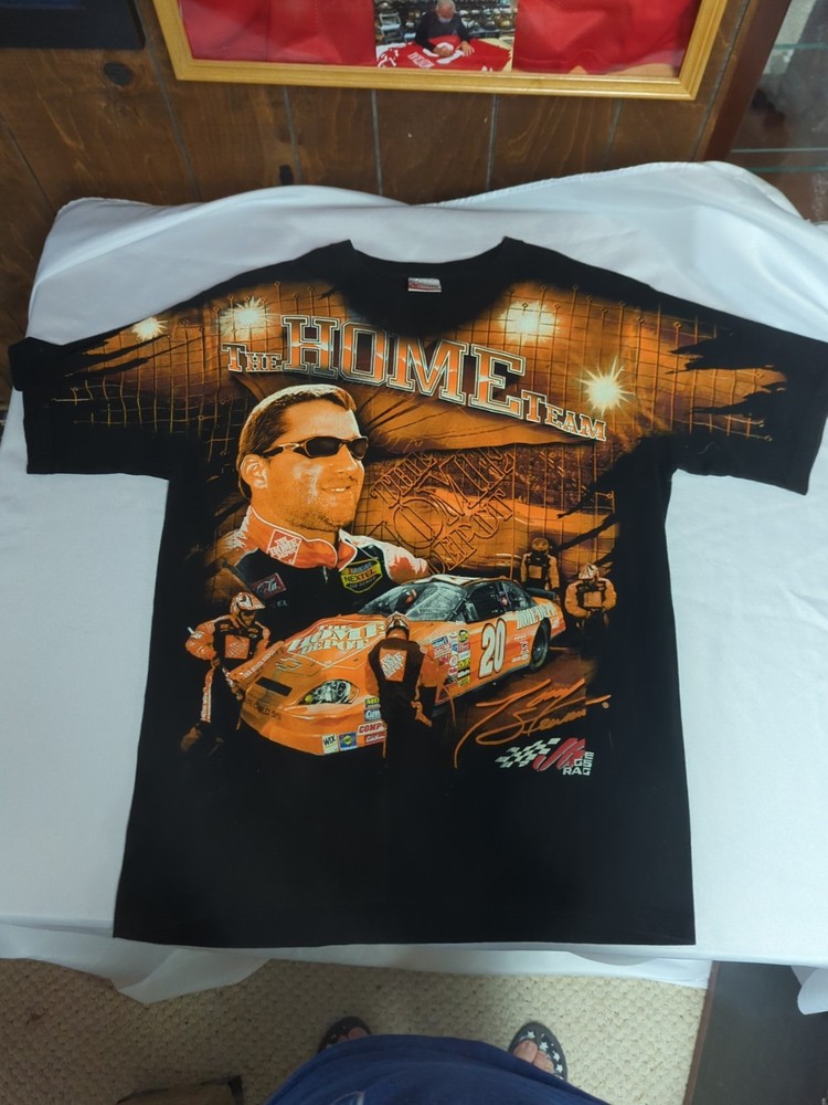 Vintage NASCAR Tony Stewart #20 Home Depot T-Shirt Size Large