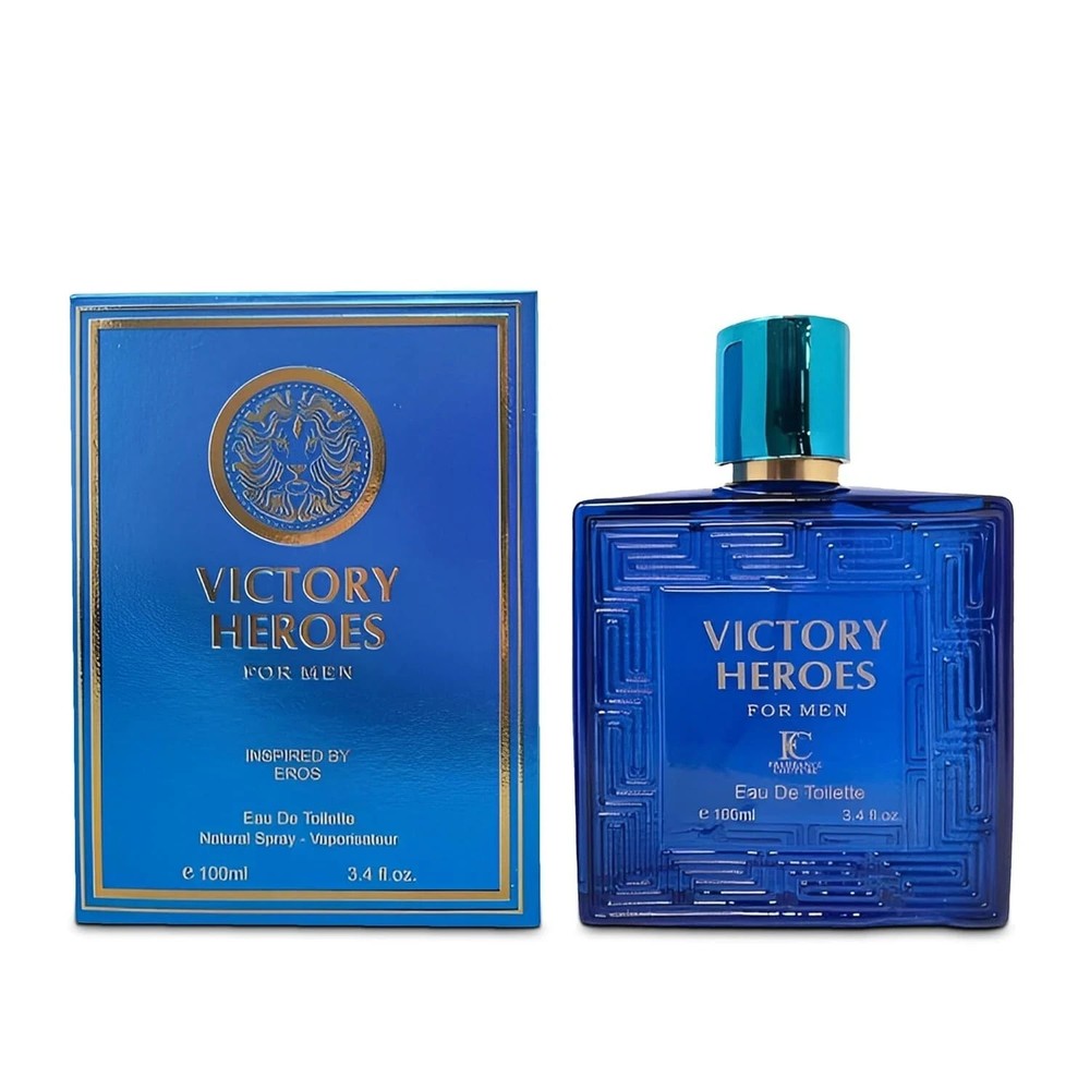 Victory Heroes Men's Cologne 3.4 Fl. Oz. EDT Spray - Inspired by Versace Eros