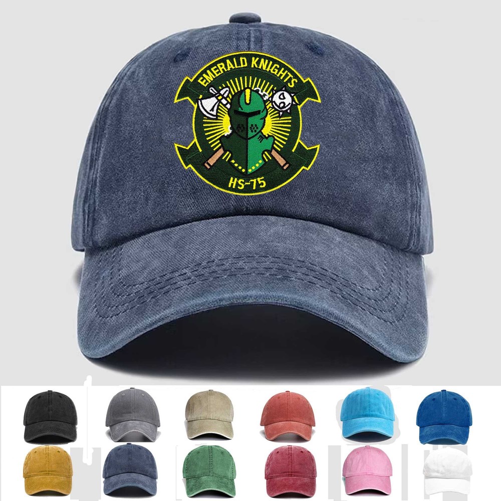Custom Personalization Embroidered Hat HS-75 Emerald Knights, Veteran Cap, Gift