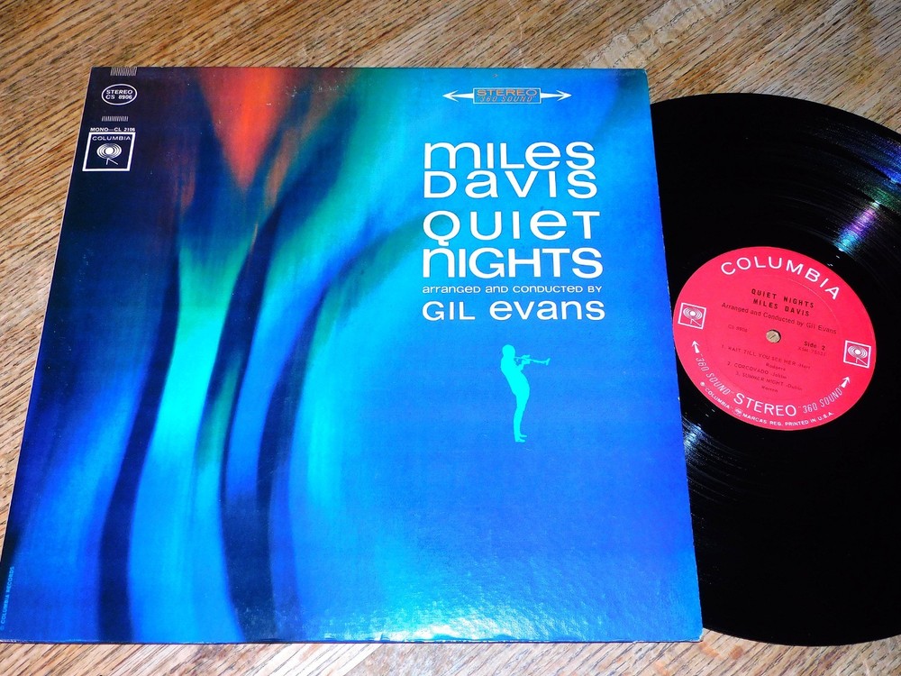 MILES DAVIS Quiet Nights LP 1964  1ST PRESS Stereo COLUMBIA 2-Eye GIL EVANS NM
