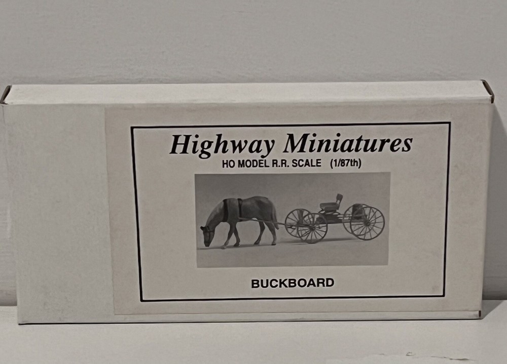 Highway Miniatures HO Scale Buckboard #360-104 NIB - CL
