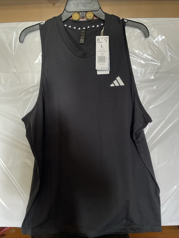 Adidas Men’s Tank Top Shirt Black, Small