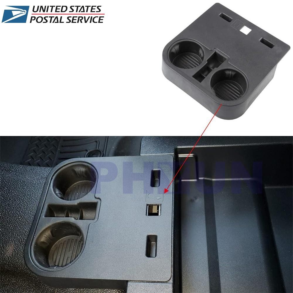 For Ford F150 15-20 F-250 F-350 F-450 17-22 Front Center Console Cup Holder -US