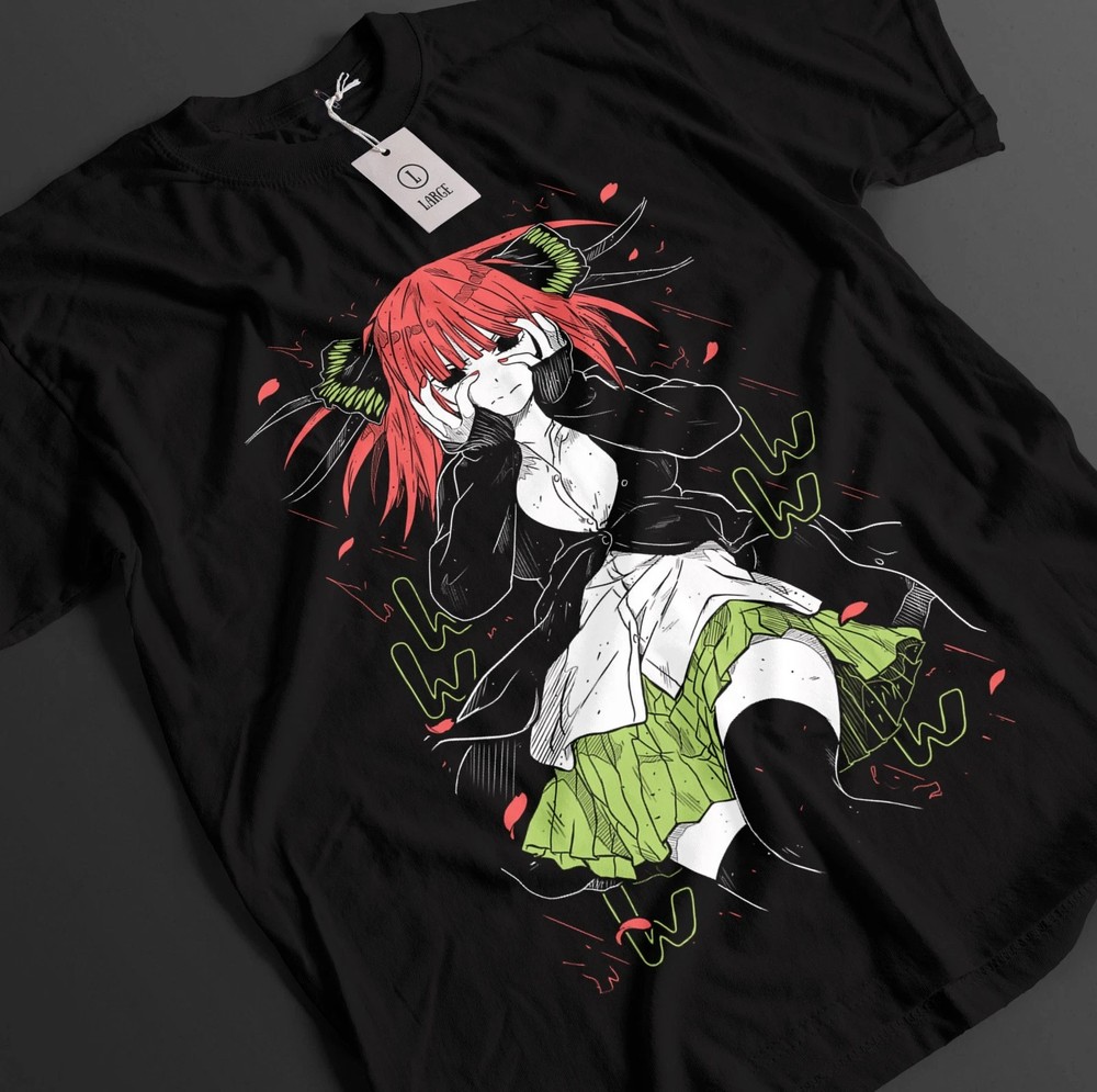 The Quintessential Quintuplets Shirt Miku Tshirt Nino T-Shirt Ichika Anime Tee