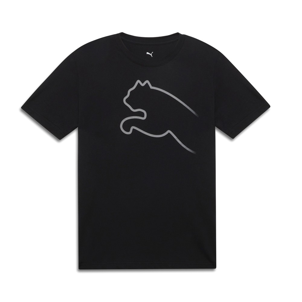 PUMA House Of Graphics Crew Neck Short Sleeve T-Shirt Mens Black Casual Tops 691