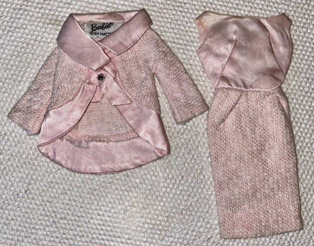 Vintage Barbie FASHION LUNCHEON #1656 Dress & Jacket 1966-1967