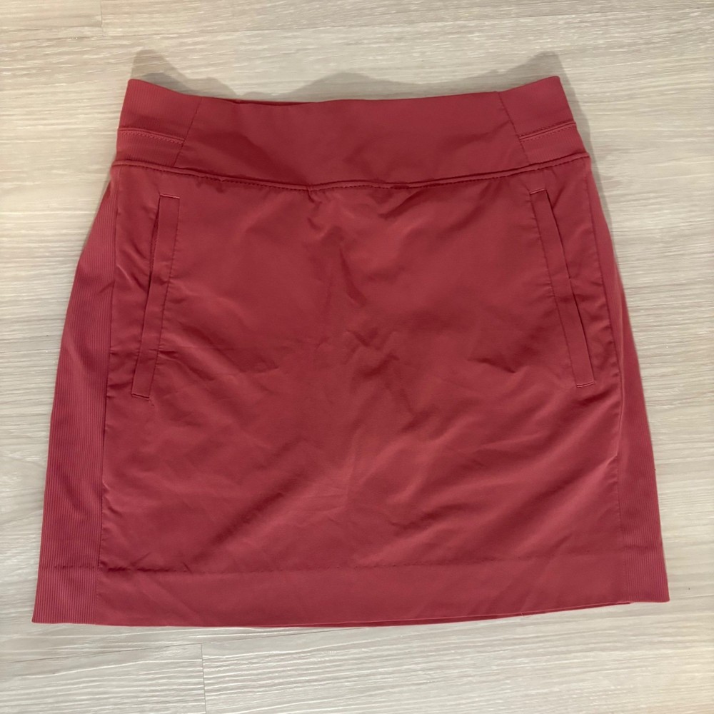 Athleta Women Skirt Shorts Pink Rose Athletic Built-in Liner Golf Tennis Size 0