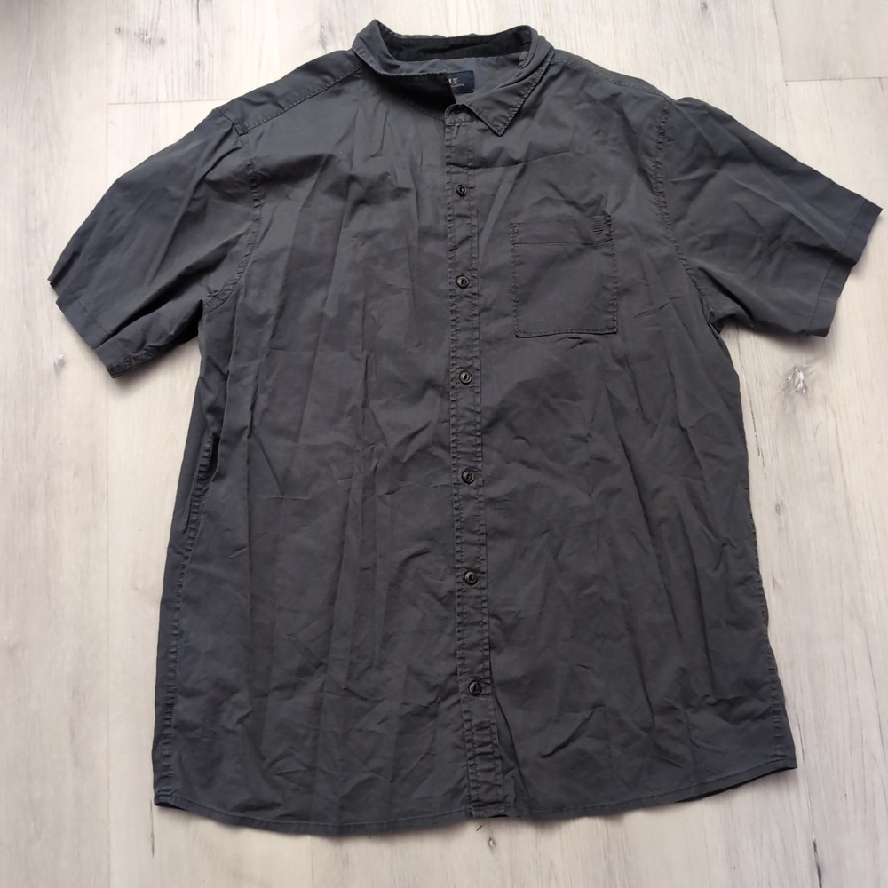 Roark Revival Shirt Mens Size XL Short Sleeve Button Top Cotton