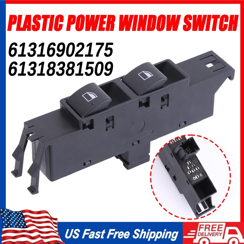 For BMW E46 M3 323Ci 325Ci 2000-2006 Front Left Power Window Switch 61316902175