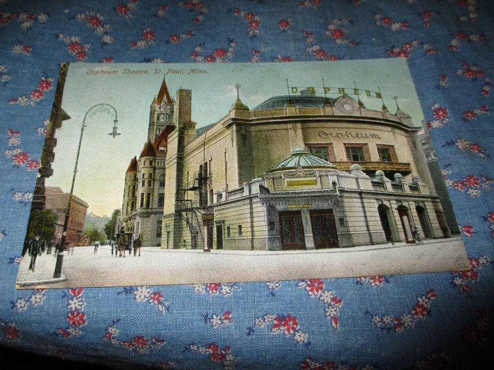 Old Postcard 1908 St.Paul Minn Orpheum Theatre