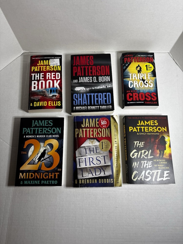 James Patterson Book Bundle. Lot Of 6 Paper Back Books