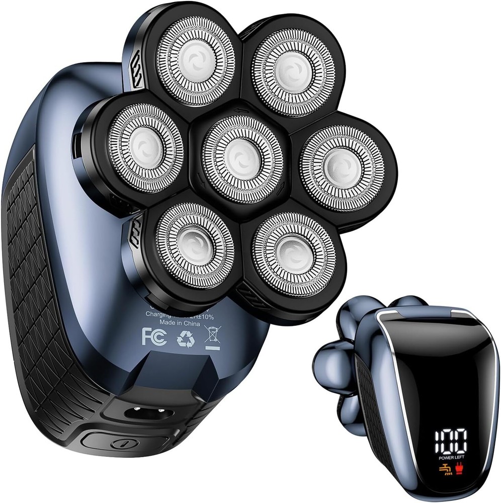 Head Shaver 7D, Wyklaus Head Shavers for Bald Men, Head Electric Razor