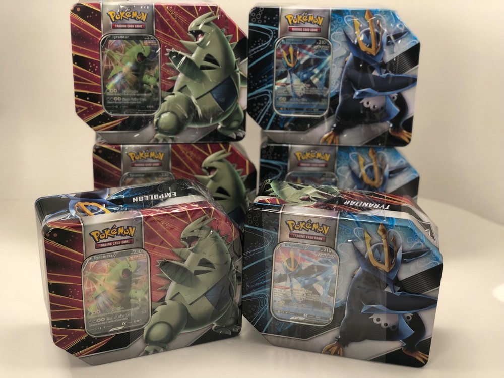 Pokémon TCG: V Strikers Tin (Empoleon V) * Brand New Factory Sealed