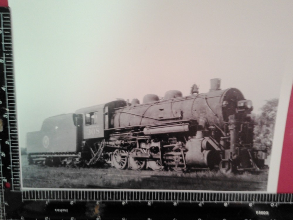 New York Ontario & Western Railroad 2-8-0 Locomotive #308 Photo Nyo&W Rr History