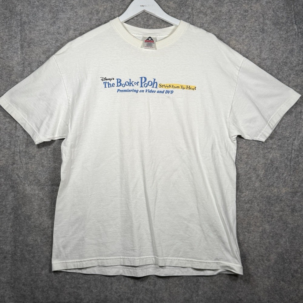Vintage Disneys The Book Of Pooh Stories From The Heart Promo T Shirt Mens Sz XL