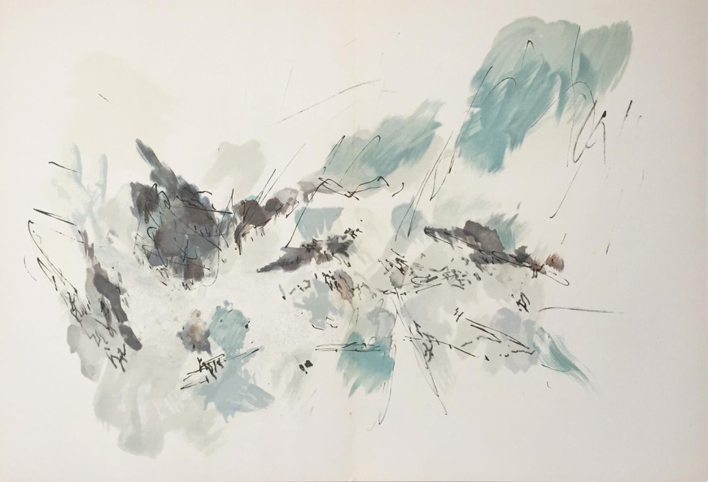 Abstract Art Matte Print by Jean Bazaine 13x19 Ready to Frame-image