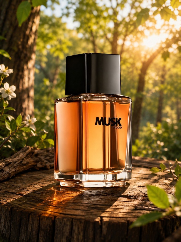 AVON Musk Wood Cologne Spray, Regular Size 3.4 fl oz, Musk/Wood