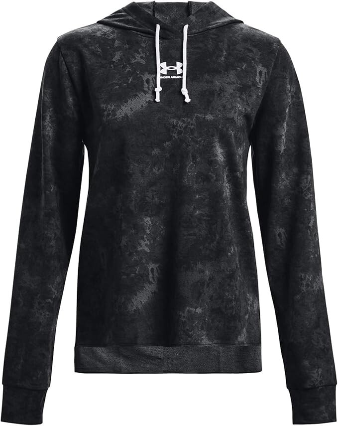 Women's Under Armour UA Rival Terry Printed Hoodie Tie Dye Print XS NEW