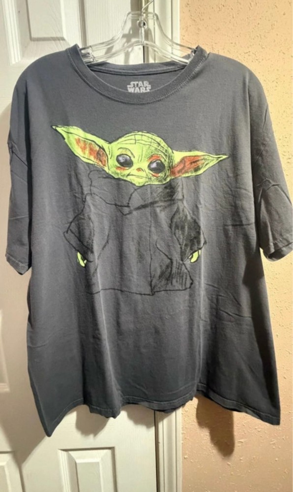 Mad Engine Star Wars The Mandalorian Grogu Baby Yoda Graphic T-Shirt