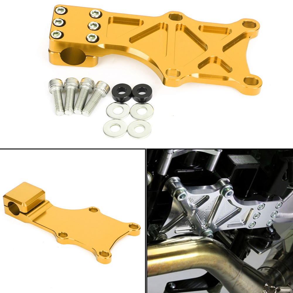 Gold Engine Guard Bracket Fixed Fastening for Honda MSX125/SF Grom 2013-2019